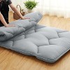 Foldable Japanese Futon Mattress, 3-in-1 Floor Sleeping Mat with 5-Layer Design, Roll Up Tatami Bed for Apartments & Travel - 3 of 4