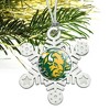 North Dakota State Camo Metal Snowflake Christmas Tree Holiday Ornament - 2 of 3