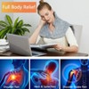 Heating Pad for Neck and Shoulders Back Pain Relief, Weighted Electric Heating Pads with Auto Shut Off, Full Body Large Back Heat Pad - 2 of 4
