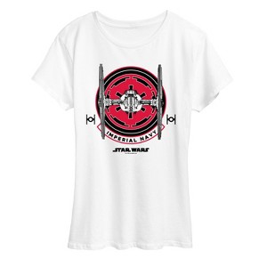 Women's - Star Wars - Imperial Navy Flight Patch Short Sleeve Graphic T-Shirt - 1 of 4