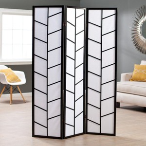 NicBex 4-Panel Room Divider for Home, Divider for Room Separation,  Folding Fabric Privacy Screen with Geometric Lattice for Home & Office - 1 of 4