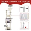 coucheta Cat Tree with Toy, Cat Tower Condo for Indoor Cats Features Scratching Post, Cat Condo, Platforms, Tunnel, Hammock, Food Station & Bowls - 4 of 4