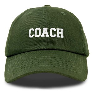 Dalix Coach Embroidered Sports League Baseball Cap Adjustable Dad Hat Mens - 1 of 4