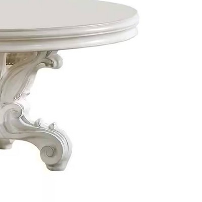 Versailles 60" Bone White Round Wood Dining Table