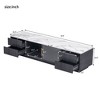 NicBex TV Stands for 70 inch TV,Entertainment Center with 4 Drawers,TV Console for Living Room, Bedroom, Home,Black - 3 of 4