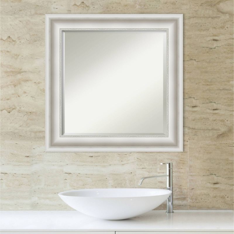 Parlor Framed Bathroom Vanity Wall Mirror White - Amanti Art, 5 of 10