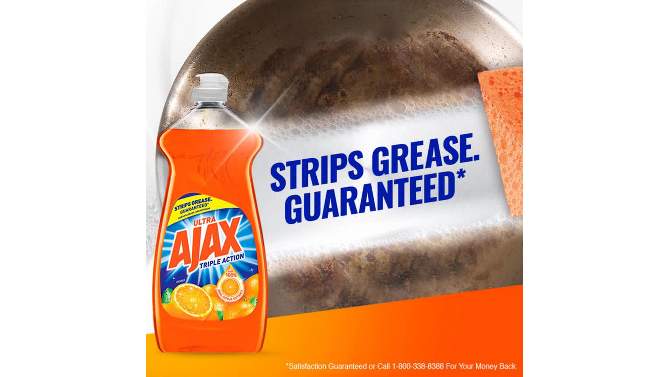 Ajax Orange Ultra Triple Action Dishwashing Liquid Dish Soap, 2 of 13, play video