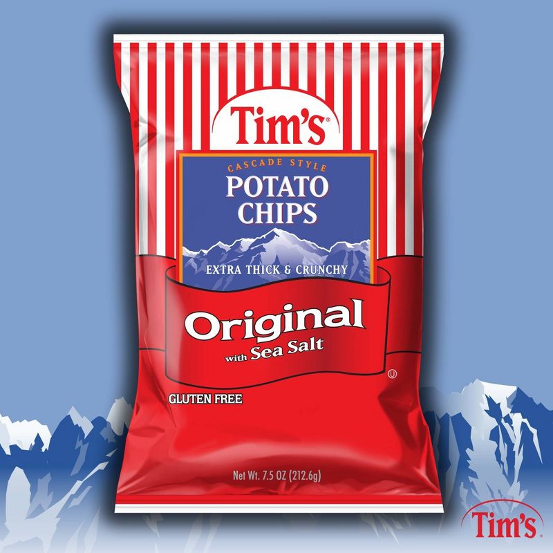 Tim's Original with Sea Salt Extra Thick & Crunchy Potato Chips - 7.5oz, 3 of 4