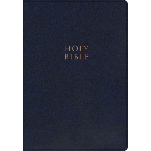 Csb Super Giant Print Reference Bible, Navy Leathertouch - By Csb ...