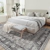 Area Rug Washable Rug Vintage Traditional Mat Distressed Foldable - 4 of 4