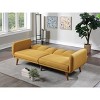 NicBex 81 Inch Loveseat Sofa Modern Upholstered Polyester Fabric Convertible Sofa Bed with Wood Legs for Living Room,Apartment - 4 of 4