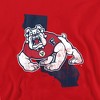Men's Fresno State University Shape Crewneck Sweatshirt Red Large - 2 of 4