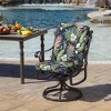 Arden 44"x20" Outdoor High Back Dining Chair Cushion - 2 of 4