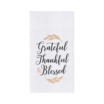 C&F Home Grateful, Thankful, Blessed Flour Sack Kitchen Dishtowel