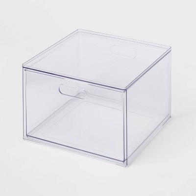 6pc Plastic Drawer Organizer Clear - Brightroom™ : Target