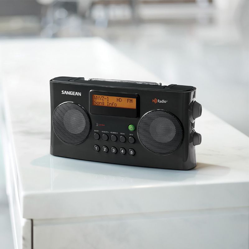 Sangean® HDR-16 Portable HD Radio™/FM-Stereo/AM Digital Radio, 4 of 6