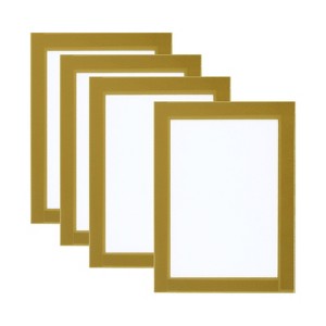 Unique Bargains Waterproof Picture Photo Frame Display Magnetic Sign Holders 4 Pcs - 1 of 4