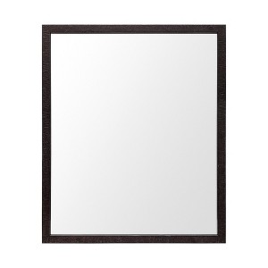 HomeRoots 26" Black Framed Bathroom Vanity Mirror - 1 of 4