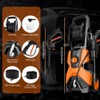 SKONYON Electric Pressure Washer, 2.0 GPM Power Washer with 4 Quick Connect Nozzles, High Pressure Cleaning Machine with Foam Cannon - 3 of 4