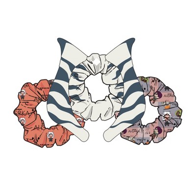 Ahsoka Disney+ Scrunchies (Pack of 3)