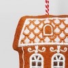 Christmas Fabric Gingerbread Shingle Roof House Ornament - Wondershop™ - 3 of 3