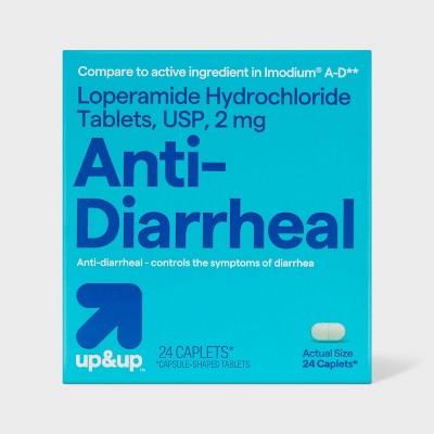 Loperamide Anti-Diarrheal Caplets - 24ct - up&up™