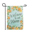 Northlight Welcome to Our Home Oranges Outdoor Garden Flag 12.5" x 18" - 3 of 4