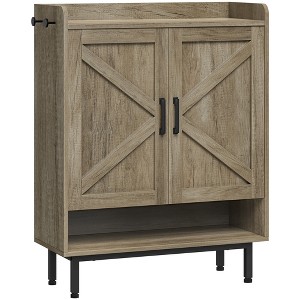 Yaheetech 5-Tier Entryway Shoe Cabinet Shoe Organizer with Doors - 1 of 4