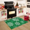 COZONY Washable Christmas Area Rug, Soft Non-Shedding Indoor Carpet with Snow Print, Foldable Low Pile Floor Mat for Living Room, Bedroom, Decor - 4 of 4