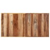 vidaXL Dining Table 55.1 in.x27.6 in.x29.5 in. Solid Wood with Honey Finish - 4 of 4