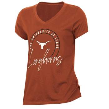 NCAA Texas Longhorns Women's V-Neck T-Shirt