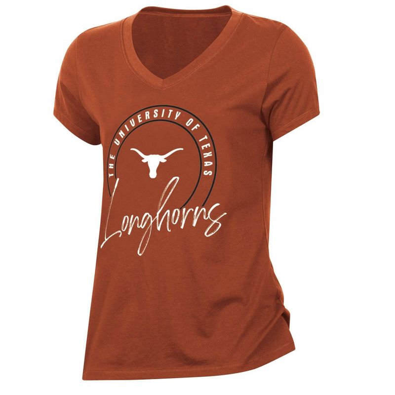 NCAA Texas Longhorns Women&#39;s V-Neck T-Shirt, 1 of 3