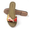 Floral Lace Strap Slippers for Women – Boho Indoor Outdoor Slippers for Summers – Stylish & Trendy Casual Slippers for Women - 2 of 4