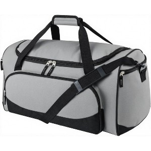 55L Large Durable Gym Duffle Bag for Men, Travel, Workout, Fitness, and Sport with Ventilated Compartments - 1 of 4