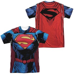 Men's Superman New 52 Superman (Front Back Print) Short Sleeve Costume T-Shirt - 1 of 4