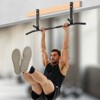 VEVOR Joist Mount Pull Up Bar, Ceiling Mounted Chin Up Bar for Home Gym, Multi-Grip Pull Ups, 42 in Width, 440 lbs Capacity, Black - 2 of 4