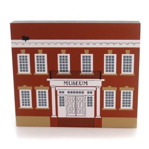 Cat's Meow Village 5.0 Inch Historical Museum Retired 1987 Main Street Series Village Buildings - 1 of 2