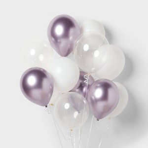 20ct Purple Chrome Balloons - Spritz™ - 1 of 4