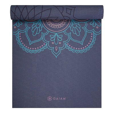 Gaiam Dry Grip Yoga Mat - Blue (5mm) : Target