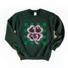 Simply Sage Market Women's Graphic Sweatshirt Luck With Shamrock - 2 of 4