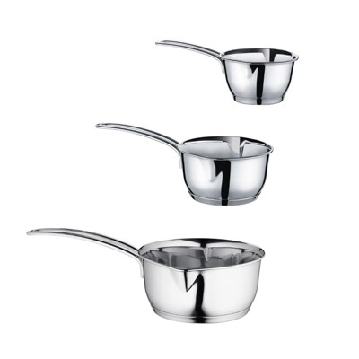 Cuisinart Classic 4pc Stainless Steel Saucepan Set (1.5qt & 3qt) - 83-4 :  Target