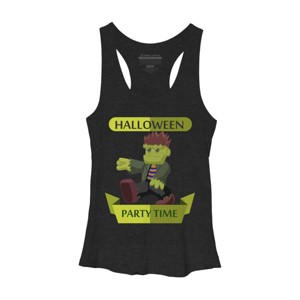 Women's Design By Humans Happy Halloween gift for kid cute Frankenstein By thientd87 Racerback Tank Top - 1 of 3