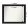 Amanti Art Abbey Black Non-Beveled Framed Bathroom Vanity Wall Mirror - 3 of 4