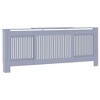 vidaXL MDF Radiator Cover Gray 80.7" - 2 of 4