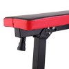 FURNIinspire Weight Benches Adjustable Weight Bench For Full Body Strength Training, Ideal For Home Gym Workout, Black And Red, 46.6"*22"*41.7" - 2 of 4