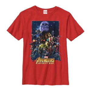 Boy's Marvel Avengers: Infinity War Character Collage T-Shirt - 1 of 3