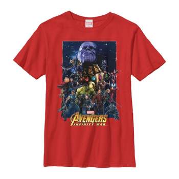 Boy's Marvel Avengers: Infinity War Character Collage T-Shirt