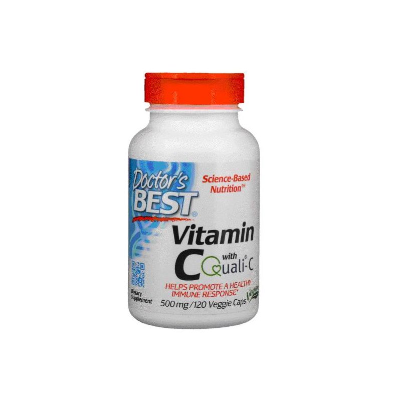 Doctor's Best Vitamin C with Q-C, Vegetarian Capsules, Dietary Supplements, 3 of 4