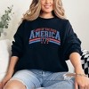 Simply Sage Market Women's Graphic Sweatshirt Land Of The Free America - 2 of 3