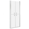 vidaXL Shower Door Frosted ESG 28 in.x74.8 in. - 2 of 4